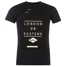 Tricou Lee Cooper Eastend London 0riginal 100% bumbac LIVRARE GRATUITA foto