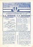 Program meci fotbal PETROLUL PLOIESTI - CS BOTOSANI 31.03.1985