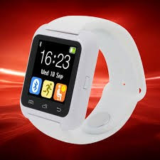 SMART WATCH Ceas inteligent Bluetooth U80 iPhone Samsung Android Alb foto