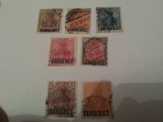 germania/saar 1920 uzuale supratipar / serie* stampilata+ / 32 euro foto