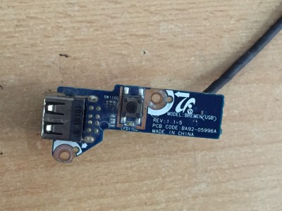 Modul USB, buton pornire Samsung R780 A111 foto