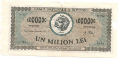 ROMANIA 1000000 LEI 1947 U foto