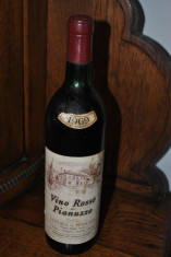 3) STICLA DE VIN VECHI DE COLECTIE AN 1969,VINO ROSSO DI PIANUZZO foto