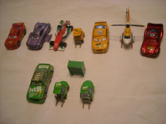 Disney Pixar Cars - Hasbro - 10 figurine masinute de metal - lot 1 foto