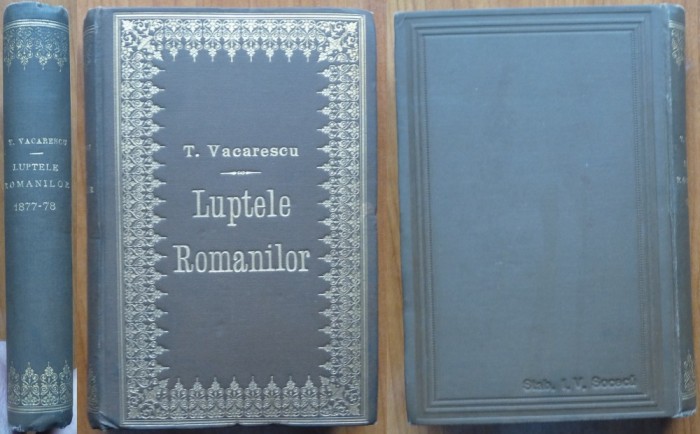 Vacarescu, Luptele romanilor in resbelul din 1877 - 1878, 1887, legatura