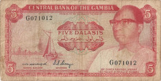 GAMBIA 5 DALASIS ND (1972-86) U foto