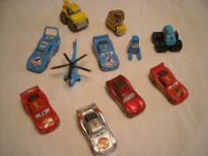 Disney Pixar Cars - Hasbro - 10 figurine masinute de metal - lot 2 foto