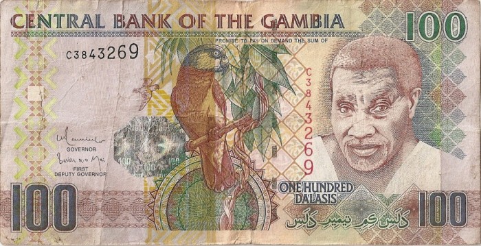 GAMBIA 100 DALASIS ND F
