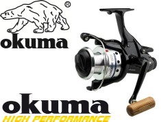 Mulineta Okuma Longbow Baitfeeder 660 Manivela Lemn Excelenta 6 Rulmenti 0.LG660 foto
