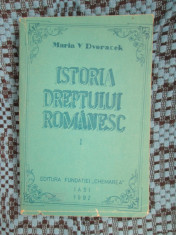 Maria V. DVORACEK - ISTORIA DREPTULUI ROMANESC I (IASI, 1992) foto