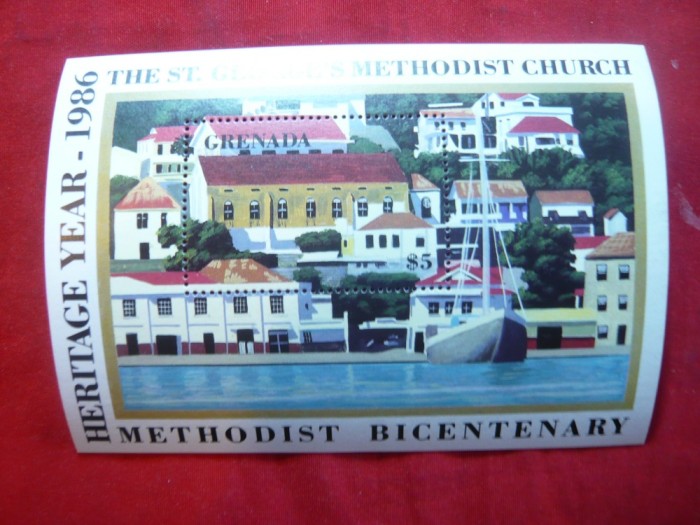 Bloc Biserica Metodista - Grenada 1986