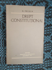 N. PRISCA - DREPT CONSTITUTIONAL (1977, 511 PAGINI - CA NOUA!!!) foto