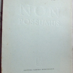 MARCEL GAFTON - NON POSSUMUS (VERSURI, volum de debut - 1972) [format A4]
