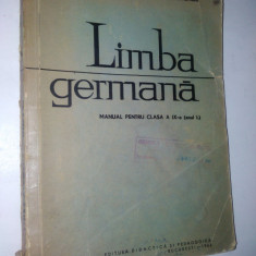 Manual LIMBA GERMANA clasa a IX-a (anul I) 1966 Basilius Abager