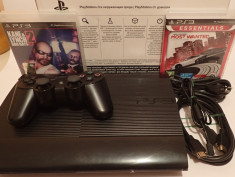 Consola Sony PS3 UltraSlim 500Gb complet cu sigiliu, joc NFS +DogDays poze reale foto