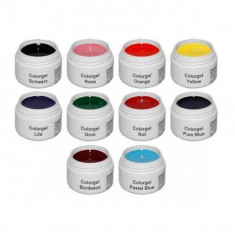 Gel UV Color NDED Germania - Set 10 Bucati foto