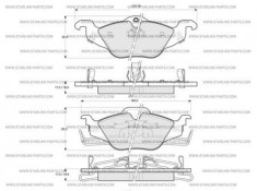 Placute frana fata STARLINE Opel Astra G foto