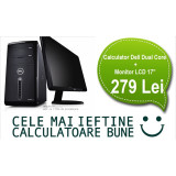 Calculator Dell Dual Core + Monitor LCD 17&quot; Garantie 1 an, PROMOTIE!