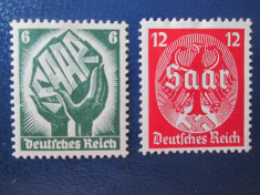 TIMBRE GERMANIA REICH 1933 SET NESTAMPILAT foto