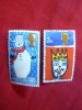 Serie Desene ale copiilor 1966, Anglia , 2 val., Nestampilat