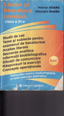 Limba si Literatura Romana - clasa a XI-a- Bacalaureat - Soare foto