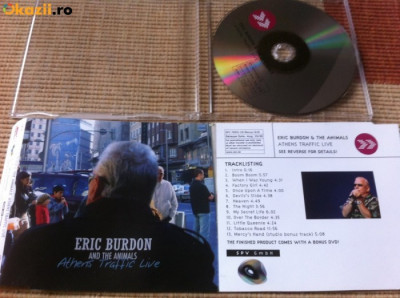 Eric Burdon and animals athens traffic Live cd disc muzica rock blues 2005 VG+ foto