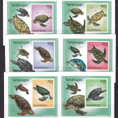 Guineea Bissau 2010 fauna marina testoase MI 5025-5030 bl.de lux MNH w27