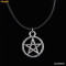 Pandantiv Medalion Pentagrama Inox + lant Inox/silicon