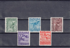 ROMANIA 1937 LP 121 JOCURILE BALCANICE SERIE MNH foto