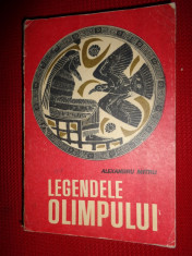 Legendele Olimpului (zeii+eroii/ ilustratiian 1965/515pag)- Al.Mitru foto