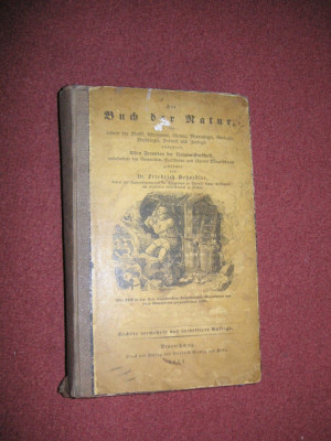 Buch der Natur (Cartea naturii) - 1852 foto