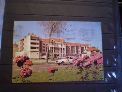 R.S.R. - BISTRITA - HOTEL COROANA DE AUR - CIRCULATA, TIMBRATA . foto