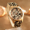 Ceas dama FASHION GENEVA curea silicon animal print look + cutie simpla cadou