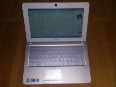 mini laptop sony netbook sony vaio ideal cadou copii foto