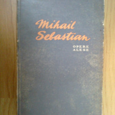 w0d Mihail Sebastian - Opere alese, vol. 1 - Teatru