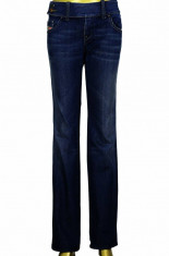 Jeans Diesel, cusaturi multicolore, marime 40/42 foto