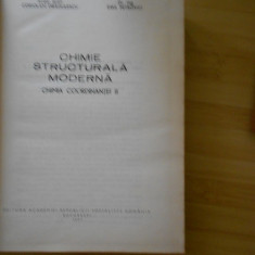 CORIOLAN DRAGULESCU--CHIMIE STRUCTURALA MODERNA - 1977