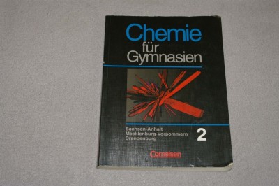 Chemie fur Gymnasien Sachsen-Anhalt Mecklenburg-Vorpommern Brandenburg 2 - 1998 foto