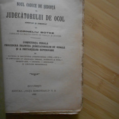 NOUL CODICE DE SEDINTA AL JUDECATORULUI DE OCOL - 1922 intrebati de stoc