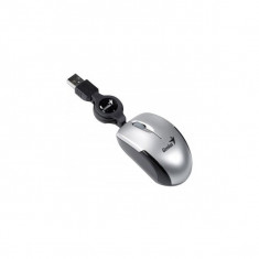 Mouse de notebook Genius Micro Traveler USB silver foto