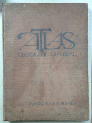 ATLAS GEOGRAFIC GENERAL 1980 foto