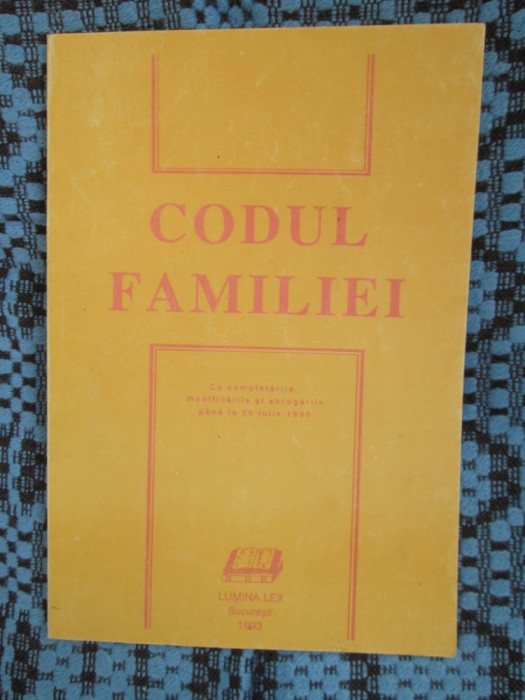 CODUL FAMILIEI 1993 (CA NOU!!!)