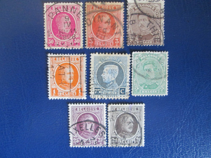 TIMBRE BELGIA USED