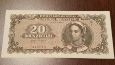 20 LEI 15 IUNIE 1950 UNC foto