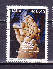 Timbre ITALIA 2004 = LIGA UNIUNII &amp;quot;FIR DE AUR&amp;quot; foto