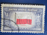TIMBRE AMERICA STAMPILAT USED