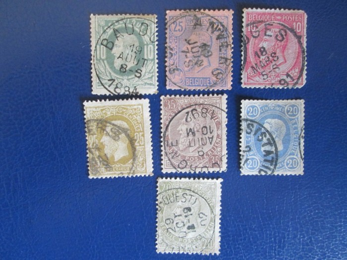 TIMBRE BELGIA USED