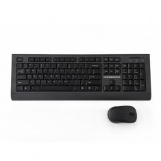 Tastatura Modecom + mouse wireless MC-6200G MK-MC-6200-100, USB, negru foto