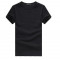 Tricou negru simplu - tricou barbati - tricou slim fit - tricou fashion