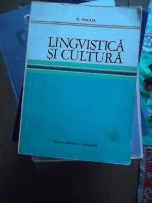 LINGVISTICA SI CULTURA foto